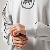 Light Grey Piped Sweatshirt
