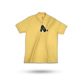 Sunburst‑Yellow Polo Shirt – Classic Fit | 100% Cotton Piqué