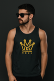 MEER Crown Tank – Midnight Black | 100% Cotton