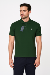 Premium Forest‑Green Polo Shirt – Classic Fit | 100% Cotton