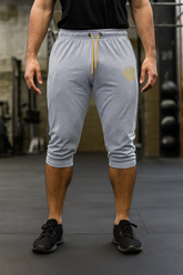 MEER Crown Jogger – Heather Grey | Cotton‑Rich Lounge Trouser