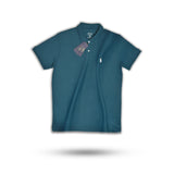 Deep‑Teal Polo Shirt – Classic Fit | 100% Cotton Piqué