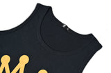 MEER Crown Tank – Midnight Black | 100% Cotton