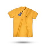 Golden‑Mustard Polo Shirt – Classic Fit | 100% Cotton Piqué
