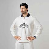 Premium Fleece Quarter Zip Polo Sweatshirt