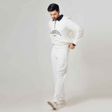 Premium Fleece Quarter Zip Polo Sweatshirt