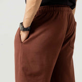 Tapered Brown Lounge Pants