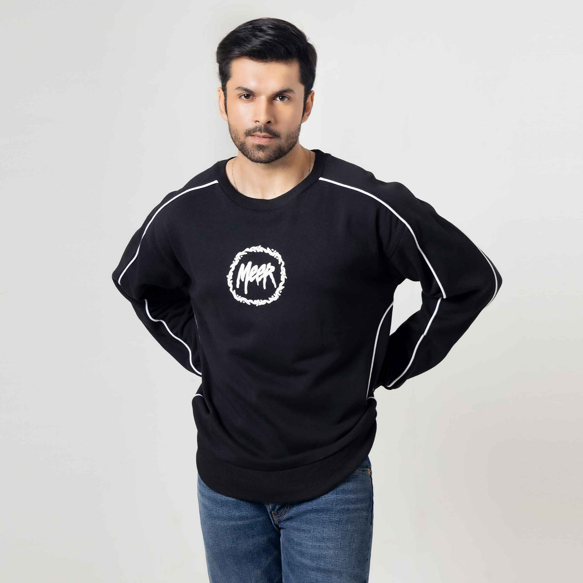 Athleisure Contrast Sweater