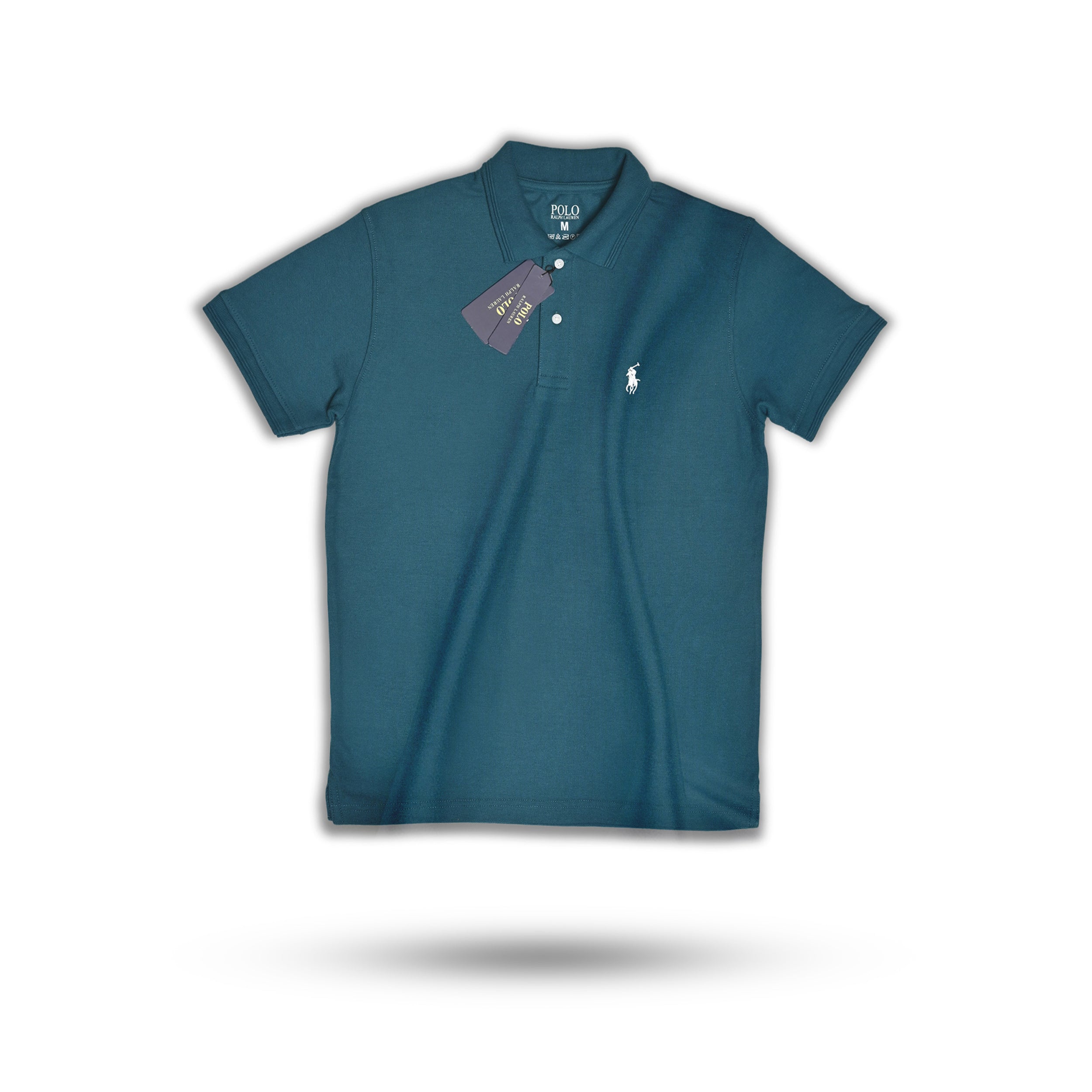 Deep‑Teal Polo Shirt – Classic Fit    | 100% Cotton Piqué