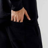 Slim Fit Black Casual Trousers