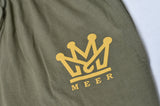 MEER Crown Jogger – Olive Green | Cotton‑Rich Lounge Trouser