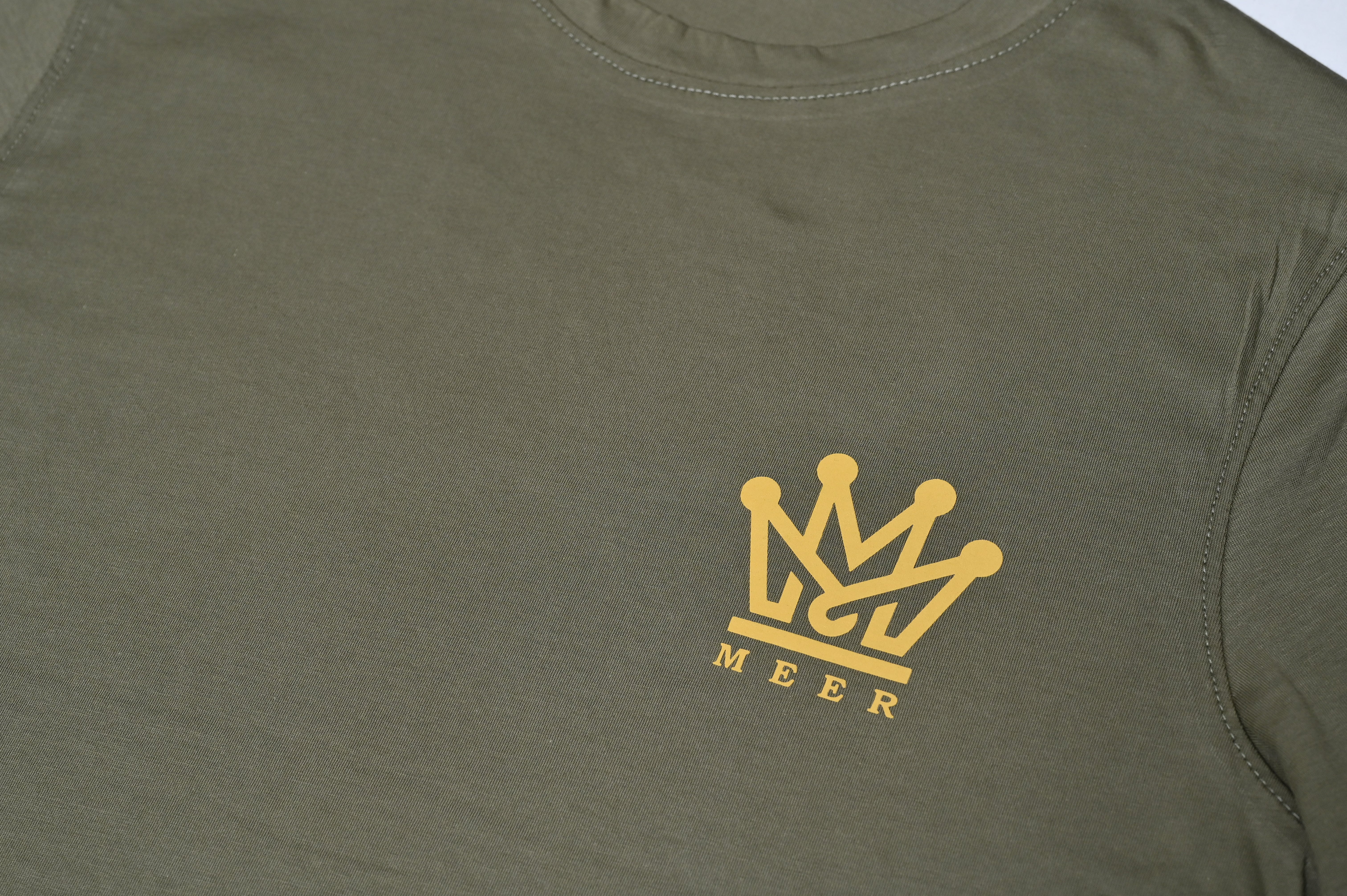 MEER Crown Tracksuit Set – Olive Green | Ultra‑Soft Cotton Blend
